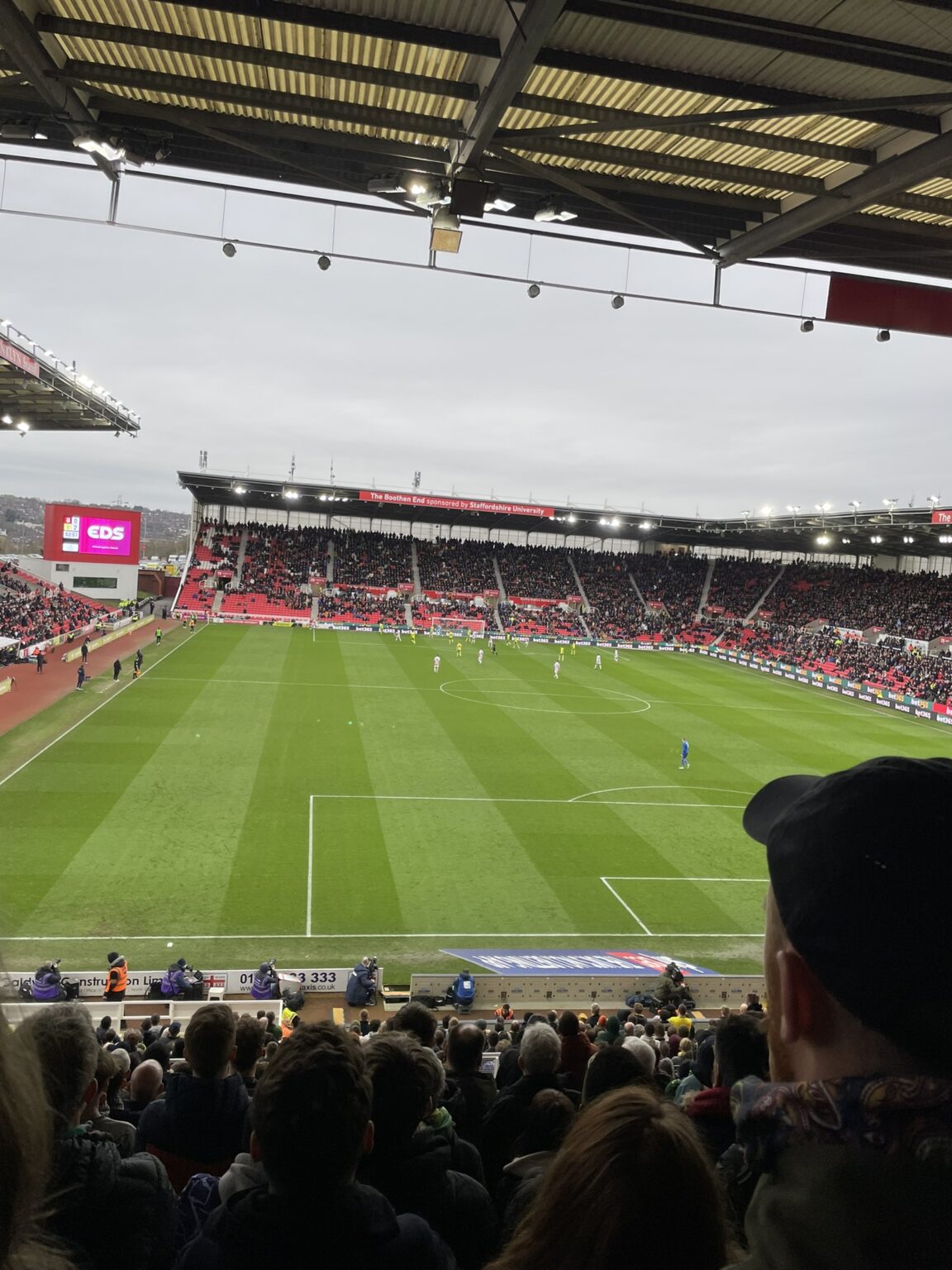 Stoke v Norwich - Shot by Reuben Clarke from the away section